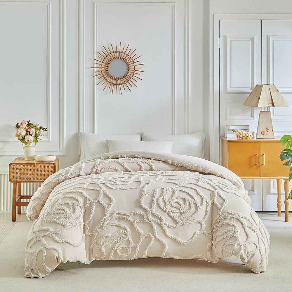 Linen Duvet Cover - 3-częściowy zestaw poszewek na kołdrę w
