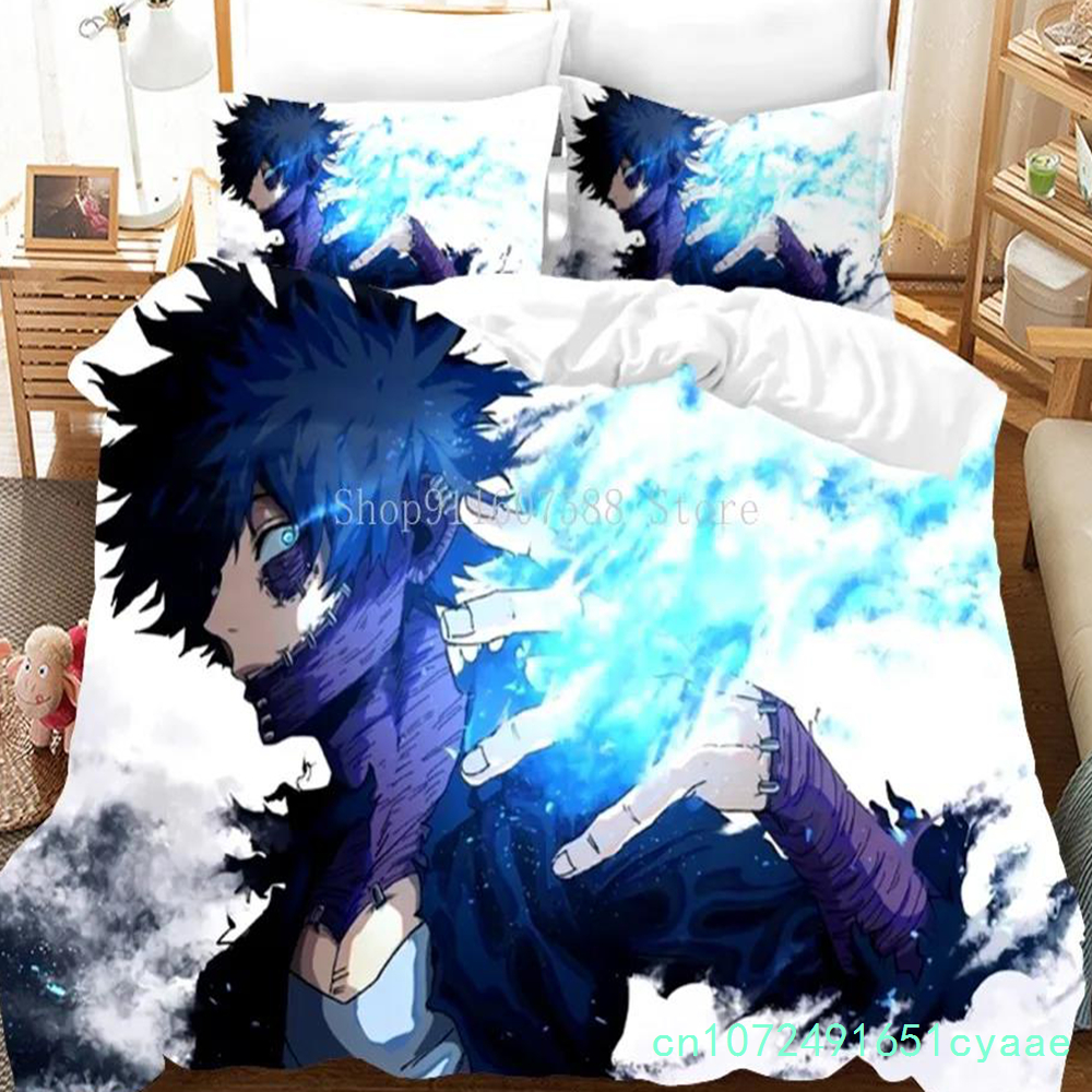 Linen Duvet Cover - Japońskie Anime My Hero Academia Drukowane