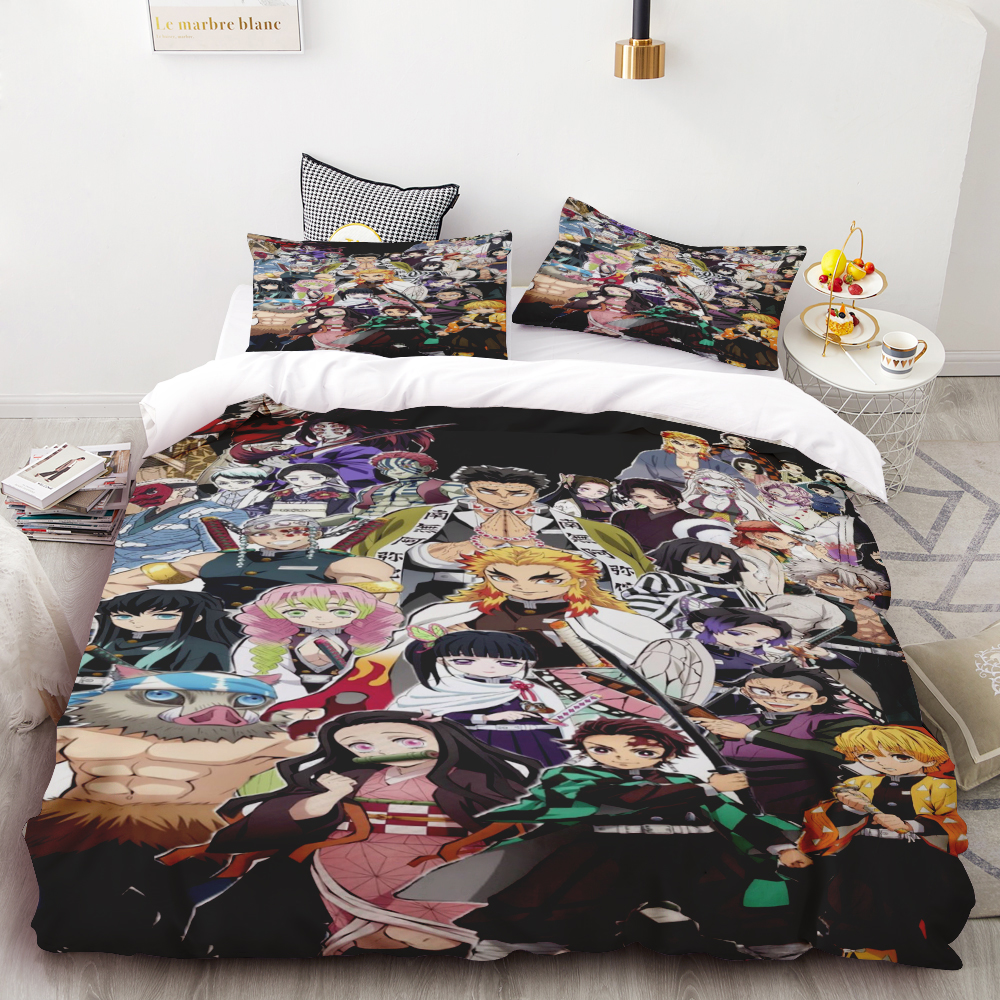 Linen Duvet Cover - Zestaw pościeli Demon Slayer Kamado Nezuko: