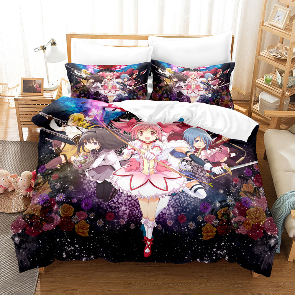 Kawaii Anime Puella Magi Madok – Linen Duvet Cover recenzja i cena
