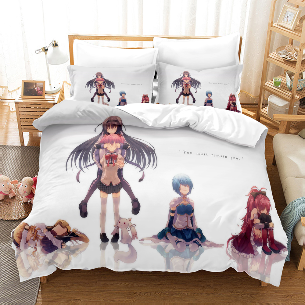 Kawaii Anime Puella Magi Madok – Linen Duvet Cover recenzja i cena