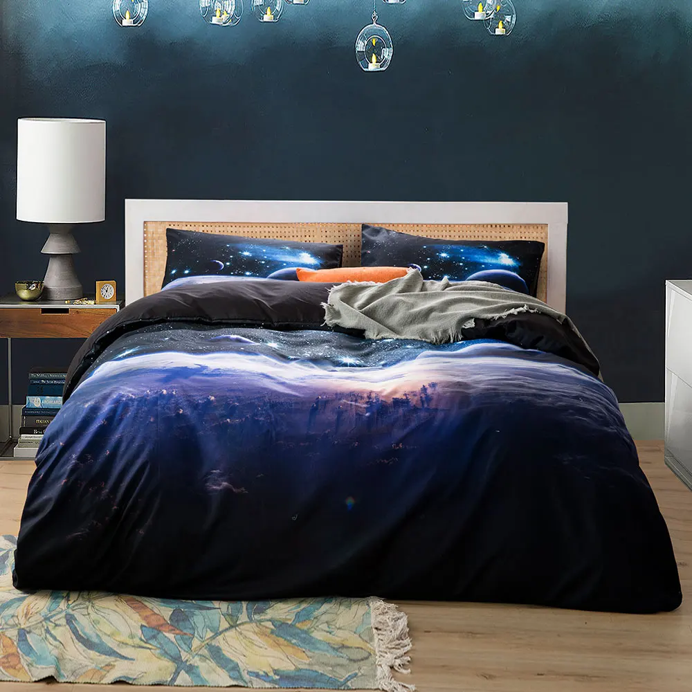 Space star 3d Galaxy kołdra po – Linen Duvet Cover recenzja i cena