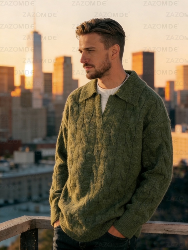 Sweter męski ZAZOMDE Luxury Fe – Luxury Lifestyle City recenzja i cena