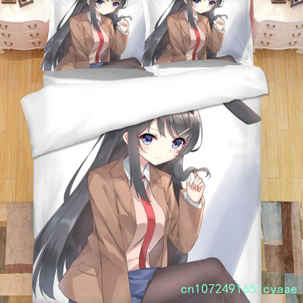 Japońskie Anime Sakurajima Mai – Linen Duvet Cover recenzja i cena