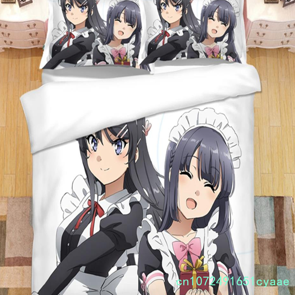 Japońskie Anime Sakurajima Mai – Linen Duvet Cover recenzja i cena
