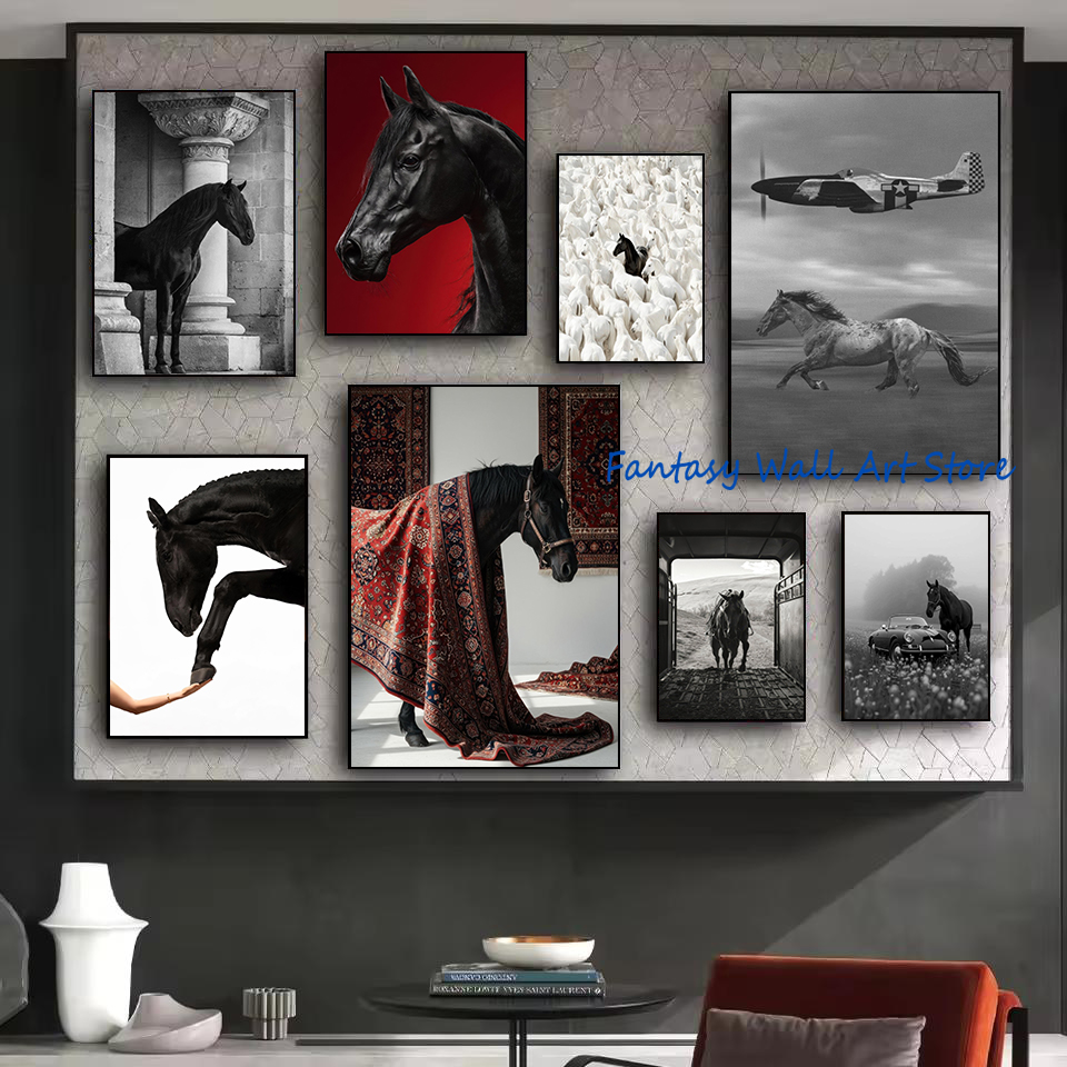 Zdjęcia Czarnych Koni Vintage  – Luxury Lifestyle Pictures recenzja i cena