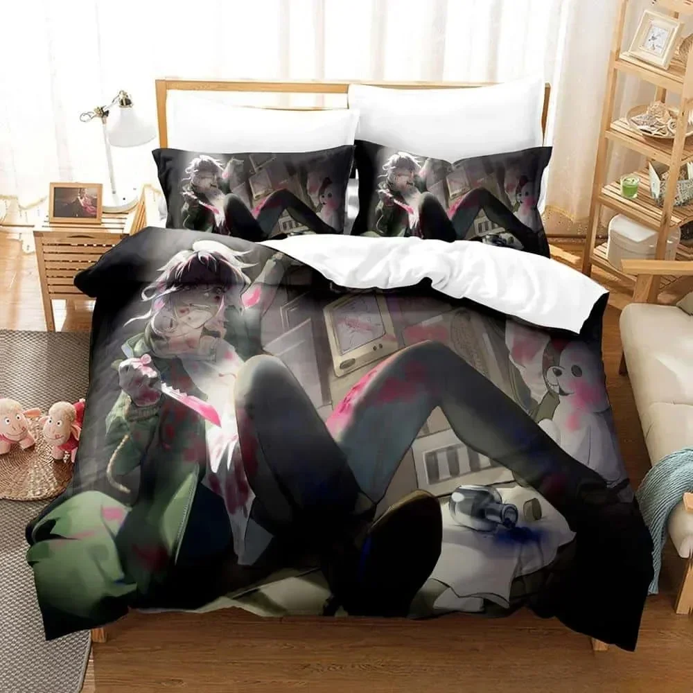 Zestaw pościeli 3D Danganronpa – Linen Duvet Cover recenzja i cena