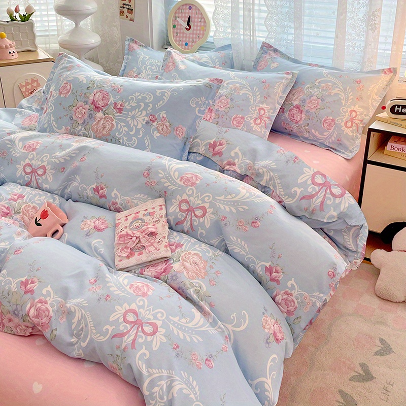 4-częściowy Pastoralny Zestaw  – Linen Duvet Cover recenzja i cena