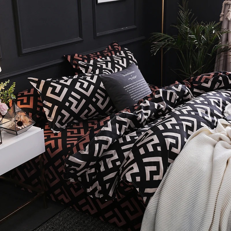 Luksusowy czarny zestaw poście – Linen Duvet Cover recenzja i cena