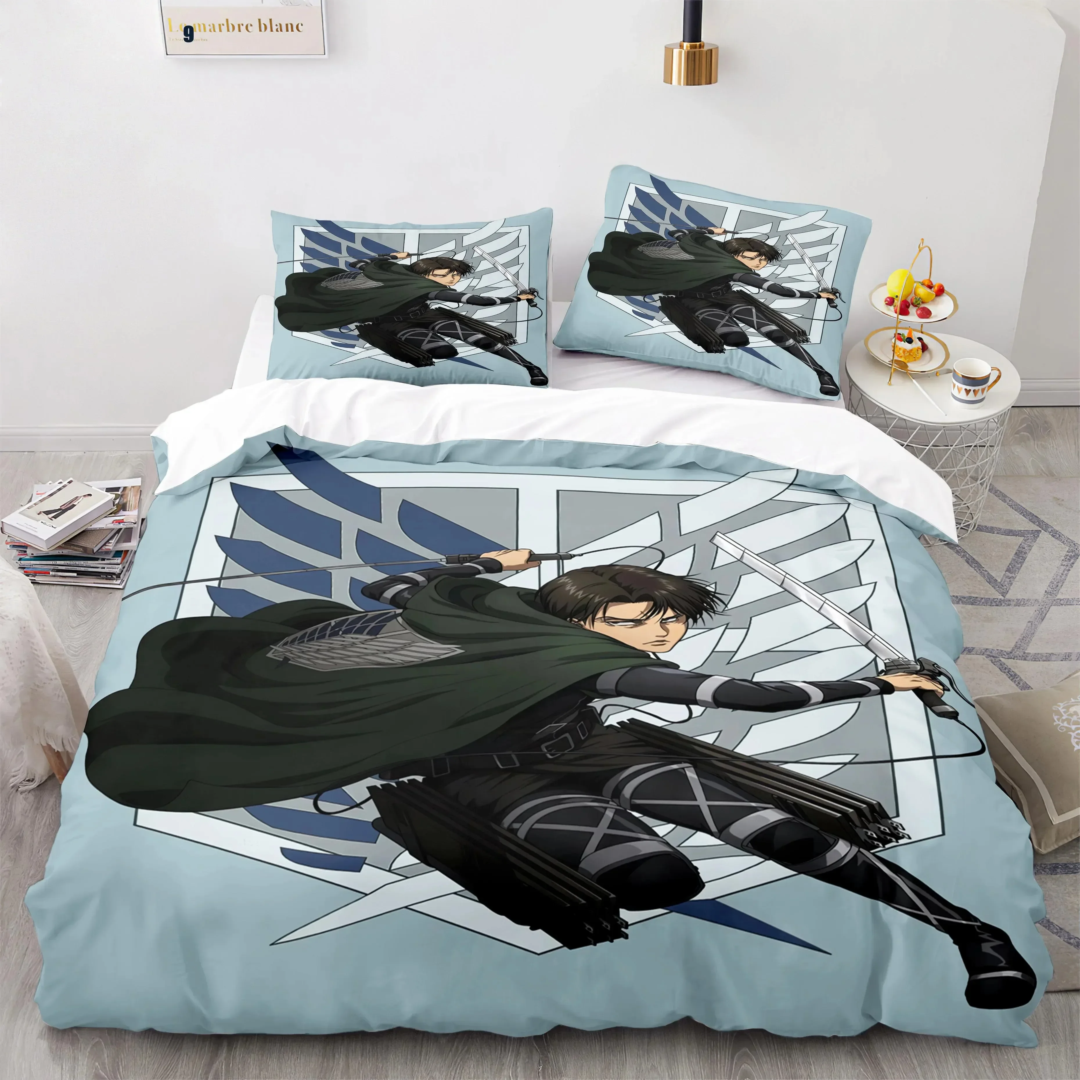 Anime Atak Tytanów Tekstylia D – Linen Duvet Cover recenzja i cena